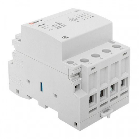 Контактор модульный КМ 25А 3NО+NC (3 мод.) EKF km-3-25-31 Контактор модульный КМ 25А 3NО+NC (3 мод.) EKF km-3-25-31