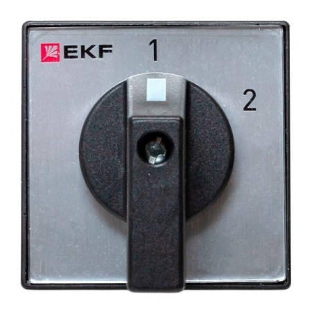 Переключатель кулачковый ПК-1-53 3п 10А "1-2" IP65 EKF pk-1-53-10-65 Переключатель кулачковый ПК-1-53 3п 10А "1-2" IP65 EKF pk-1-53-10-65