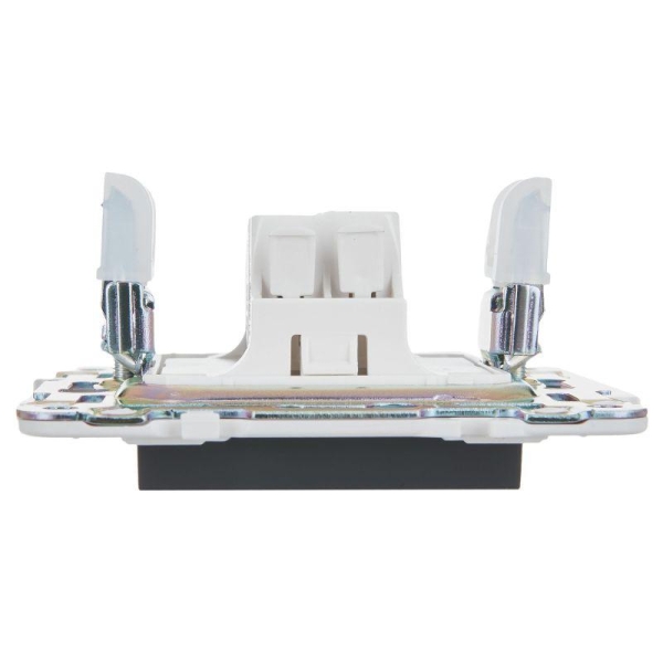 Выключатель проходной 1-кл. SKANDY 10А SK-V02G графит IEK SK-V12-0-10-K53