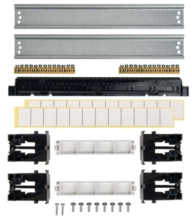 Корпус ЩРВ-П-24 TEKFOR IP41 черн. прозр. дверь пластик. IEK TF5-KP12-V-24-41-K01-K03