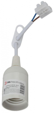 Патрон E27 с клеммной колодкой пластик бел. (50/200/6000) Эра Б0043676 Патрон E27 с клеммной колодкой пластик бел. (50/200/6000) Эра Б0043676