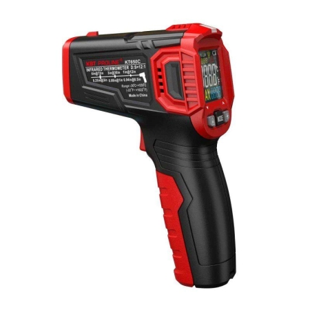 Пирометр бесконтактный цифровой KT 650C PROLINE КВТ 87243 Пирометр бесконтактный цифровой KT 650C PROLINE КВТ 87243