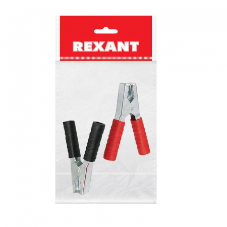 Зажим "крокодил" 250А 150мм (уп.2шт) Rexant 16-0020-9 Зажим "крокодил" 250А 150мм (уп.2шт) Rexant 16-0020-9