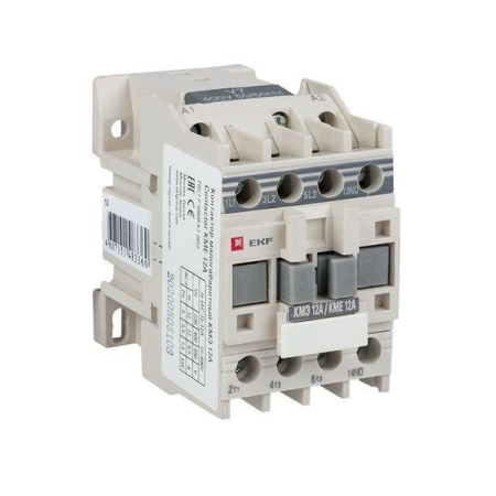 Контактор КМЭ 12А кат. 220В AC 1НЗ EKF ctr-s-12-220-nc Контактор КМЭ 12А кат. 220В AC 1НЗ EKF ctr-s-12-220-nc