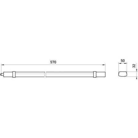 Светильник светодиодный SPP-31-18-6K-M 18Вт 6500К 1890лм IP65 570х50х32 линейный матов. Эра Б0065342 Светильник светодиодный SPP-31-18-6K-M 18Вт 6500К 1890лм IP65 570х50х32 линейный матов. Эра Б0065342