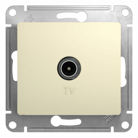 Розетка телевизионная TV Glossa коннектор механизм беж. SE GSL000293 Розетка телевизионная TV Glossa коннектор механизм беж. SE GSL000293