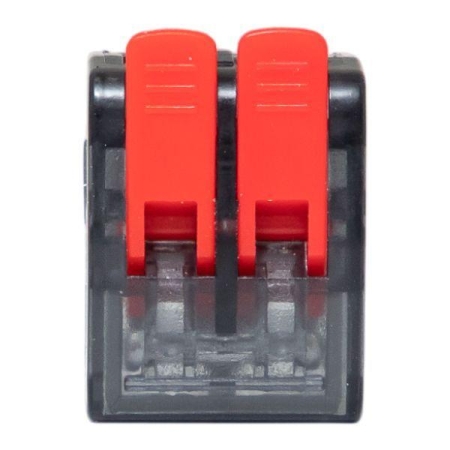 Клемма строительно-монтажная СМК 221-612 2-проводная 0.5-4.0(6)кв.мм с рычагом (уп.50шт) PROxima EKF plc-smk-221-612