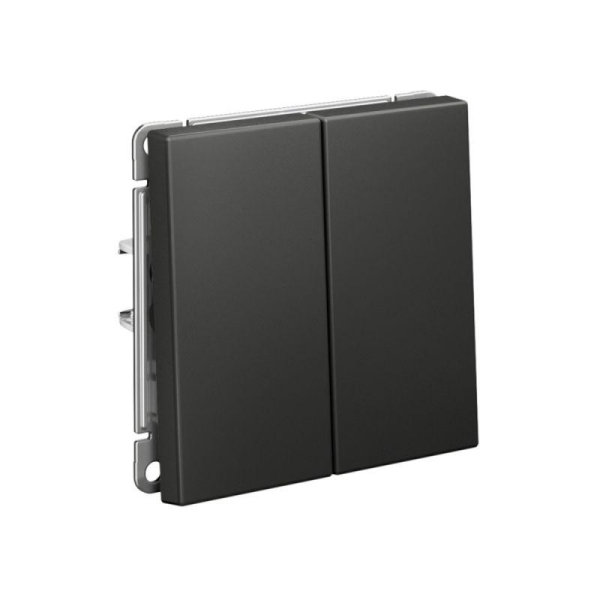 Переключатель 2-кл. ArtGallery (сх. 6/2) 10AX механизм базальт SE GAL001465