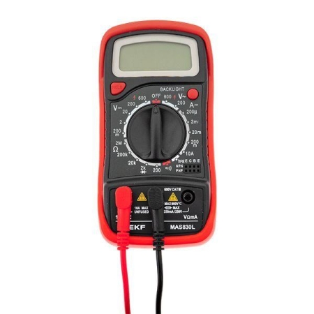 Мультиметр цифровой MAS830L Master EKF In-180701-pm830L Мультиметр цифровой MAS830L Master EKF In-180701-pm830L
