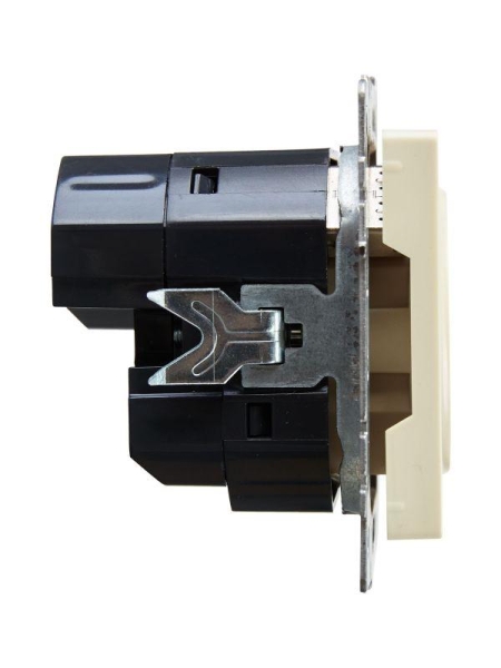 Розетка BRITE РЮш10-1-БрКр 16А с USB A+A 2.1А с заземл. защ. шторки механизм беж. IEK BR-R14-16-U21-D21-K10 Розетка BRITE РЮш10-1-БрКр 16А с USB A+A 2.1А с заземл. защ. шторки механизм беж. IEK BR-R14-16-U21-D21-K10