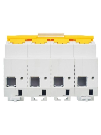 Выключатель автоматический модульный 4п C 100А 10кА ВА47-100 KARAT IEK MVA40-4-100-C Выключатель автоматический модульный 4п C 100А 10кА ВА47-100 KARAT IEK MVA40-4-100-C