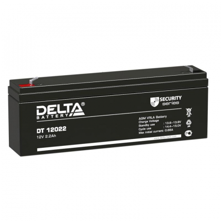 Аккумулятор ОПС 12В 2.2А.ч DT 12022 Delta 4614010040001 Аккумулятор ОПС 12В 2.2А.ч DT 12022 Delta 4614010040001