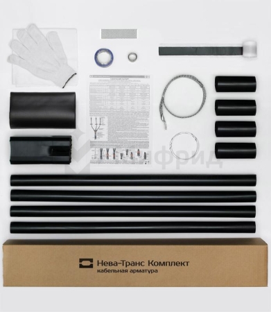 Муфта кабельная концевая внутр. уст. 1кВ 1КВТп-4х(16-25) Нева-Транс Комплект 22020009