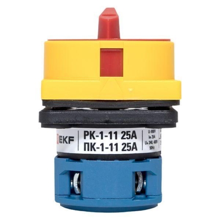 Переключатель кулачковый ПК-1-11 25А 1п "0-1" с блокировкой IP65 PROxima EKF pk-1-11-25-a65 Переключатель кулачковый ПК-1-11 25А 1п "0-1" с блокировкой IP65 PROxima EKF pk-1-11-25-a65