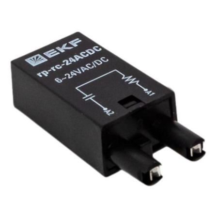 Модуль защитный RC 6-24В AC/DC для промежуточных реле RP AVERES EKF rp-rc-24ACDC Модуль защитный RC 6-24В AC/DC для промежуточных реле RP AVERES EKF rp-rc-24ACDC
