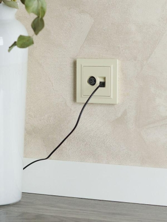 Розетка компьютерная + телевизионная 2-м Brite РТВ/РК12-БрКр RJ45 кат.5E + TV механизм беж. IEK BR-AK20-1-K10 Розетка компьютерная + телевизионная 2-м Brite РТВ/РК12-БрКр RJ45 кат.5E + TV механизм беж. IEK BR-AK20-1-K10