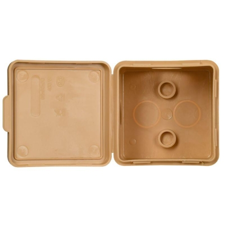 Коробка распаячная ОП КМ 65х65х50 IP54 откид. крышка 4 ввода сосна IEK UKO31-065-065-050-K34-54