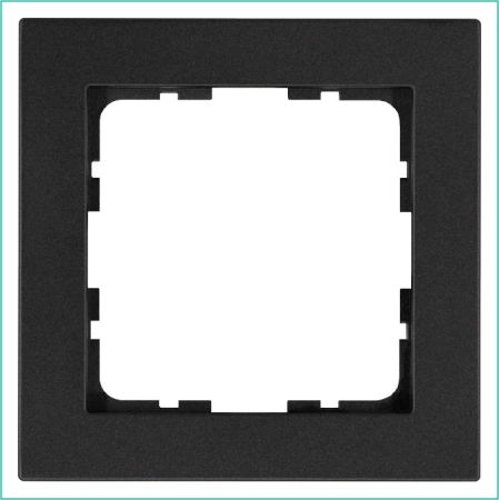 Рамка 1-м G-Classic антрацит Jasmart G1001B Рамка 1-м G-Classic антрацит Jasmart G1001B