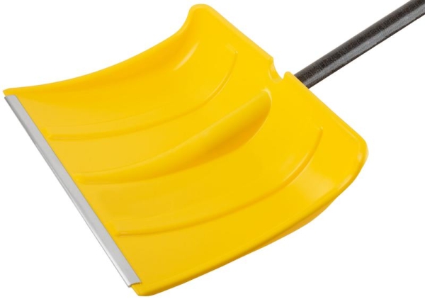 Лопата для уборки снега "Гардения Монблан" 500х375х1340мм стеклопластик. черенок; пластик. 68109