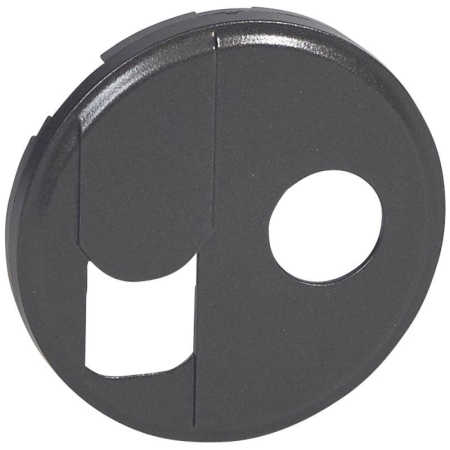 Накладка розетки Celiane RJ-TV графит Leg 067939 Накладка розетки Celiane RJ-TV графит Leg 067939