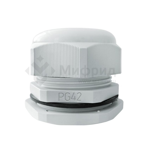 Ввод кабельный (сальник) PG-42 IP68 сер. TOKOV ELECTRIC TKE-PG-42-G