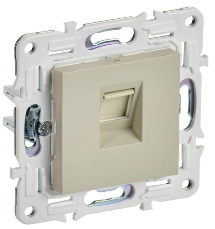 Розетка компьютерная RJ45 кат.5E SKANDY SK-K01B беж. IEK SK-K10-1-K10 Розетка компьютерная RJ45 кат.5E SKANDY SK-K01B беж. IEK SK-K10-1-K10