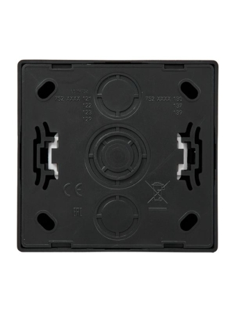 Розетка 1-мест. с заземл. с крышкой LETO ПБТ черн. бархат LEZARD 752-4200-123B Розетка 1-мест. с заземл. с крышкой LETO ПБТ черн. бархат LEZARD 752-4200-123B