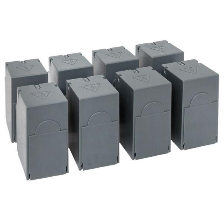 Комплект клеммных крышек (короткие) для рубильников TwinBlock 315-400А (уп.8шт) EKF tb-cvrshort-8-315-400 Комплект клеммных крышек (короткие) для рубильников TwinBlock 315-400А (уп.8шт) EKF tb-cvrshort-8-315-400