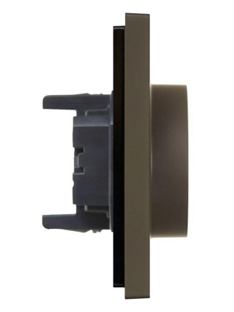 Розетка 2-м СП FORTE&PIANO FP323 16А с заземл. защ. шторки безвинт. крепл. сер. IEK FP-R24-16-1-K03