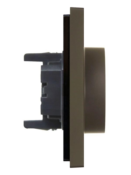 Розетка 2-м СП FORTE&PIANO FP324 16А с заземл. без защ. шторок безвинт. крепл. сер. IEK FP-R21-16-1-K03