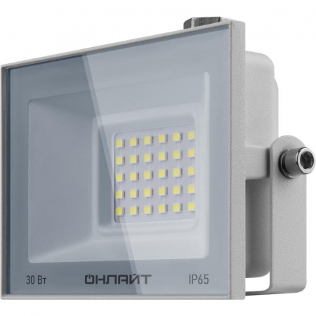 Прожектор светодиодный 90 134 OFL-30-4K-WH-IP65-LED 30Вт 4000К IP65 2400лм бел. ОНЛАЙТ 90134 Прожектор светодиодный 90 134 OFL-30-4K-WH-IP65-LED 30Вт 4000К IP65 2400лм бел. ОНЛАЙТ 90134