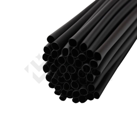 Трубка термоусадочная ТУТ нг 6.0/3.0 черн. 1м Rexant 20-6006