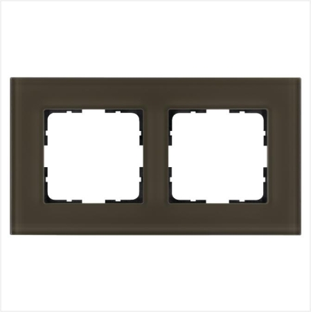 Рамка 2-м G-Glass стекло каперсовый Jasmart G1002GT Рамка 2-м G-Glass стекло каперсовый Jasmart G1002GT