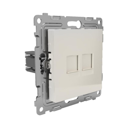 Розетка компьютерная 2-м СП Pixel RJ45 кат.5E механизм беж. TOKOV ELECTRIC TKE-PX-RC2-C02 Розетка компьютерная 2-м СП Pixel RJ45 кат.5E механизм беж. TOKOV ELECTRIC TKE-PX-RC2-C02