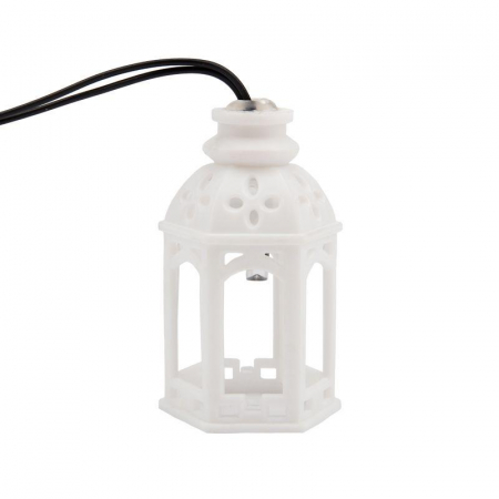 Светильник светодиодный садовый Каскад Керосиновая Лампа 5м IP65 с выносной солнечн. панелью 2м и аккумулятором 2 режима работы (мигание и постоянное) Lamper 602-251