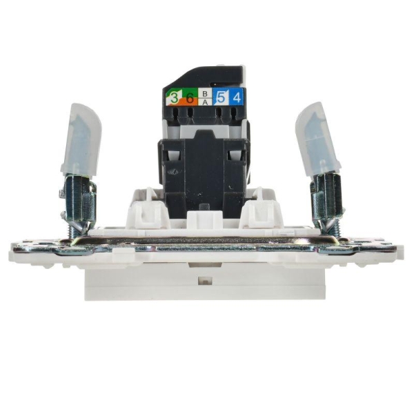 Розетка компьютерная RJ45 кат.5E SKANDY SK-K01W арктич. бел. IEK SK-K10-1-K01 Розетка компьютерная RJ45 кат.5E SKANDY SK-K01W арктич. бел. IEK SK-K10-1-K01