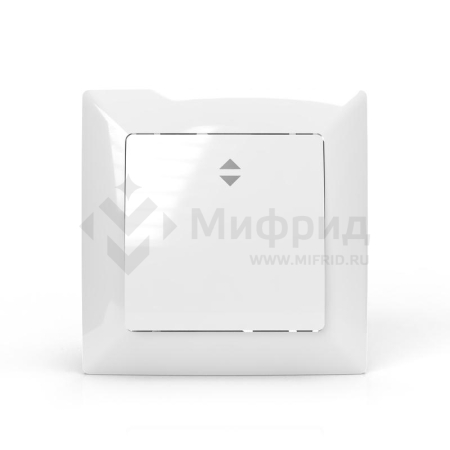 Переключатель проходной 1-кл. СП AVA 10А IP20 в сборе бел. TOKOV ELECTRIC TKL-AV-P1F-C01