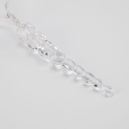 Гирлянда светодиодная "Сосульки" 1.5м 10LED бел. 0.1Вт IP20 провод ПВХ прозр. элементы питания 2хAA (не в компл.) Neon-Night 303-094