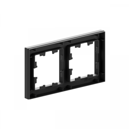 Рамка 2-м Эпика пластик черн. EKF UP1-FPB-02 Рамка 2-м Эпика пластик черн. EKF UP1-FPB-02