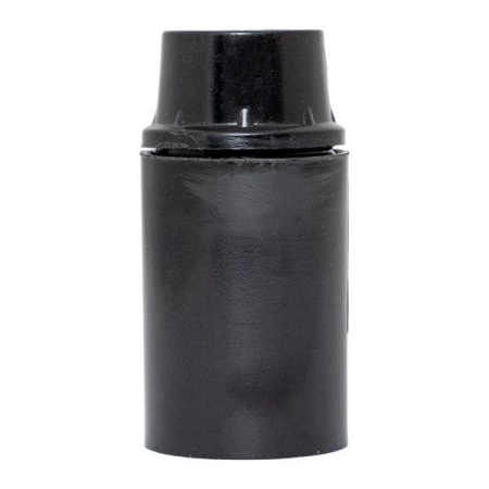 Патрон E14 карболитовый подвесной черн. EKF LHC-E14-s-s