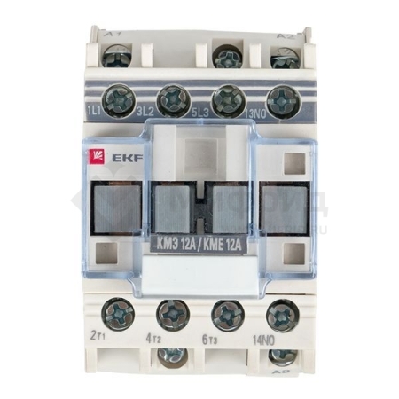 Контактор КМЭ-1 12А кат. 230В AC 1НО EKF ctr-s-12-220