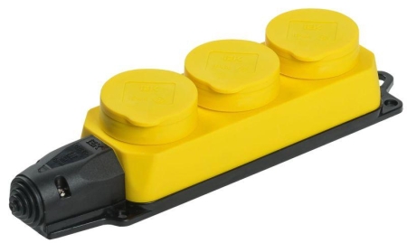 Колодка 3-м ОМЕГА РБ33-1-0м IP44 каучук желт. IEK PKR61-016-2-K05 Колодка 3-м ОМЕГА РБ33-1-0м IP44 каучук желт. IEK PKR61-016-2-K05