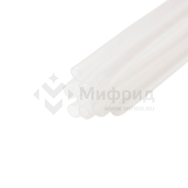 Трубка термоусадочная двустенная клеевая 6/2 (3:1) прозр. 1м Rexant 26-6009