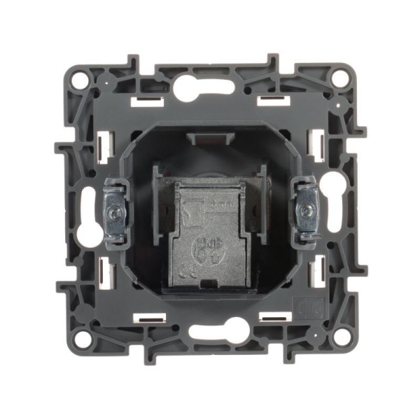 Розетка телевизионная проходная TV СП Etika 14дБ 5-862МГц механизм бел. IEK 672263