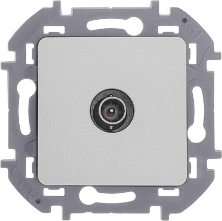 Розетка телевизионная оконечная TV Inspiria 10дБ 5-862мГц механизм алюм. IEK 673872 Розетка телевизионная оконечная TV Inspiria 10дБ 5-862мГц механизм алюм. IEK 673872