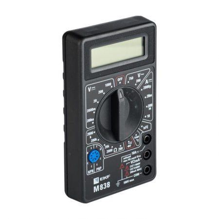 Мультиметр цифровой M838 Master EKF In-180701-bm838 Мультиметр цифровой M838 Master EKF In-180701-bm838