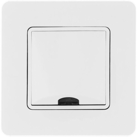 Вывод кабеля Inspiria с зажимом для крепления бел. IEK 673890