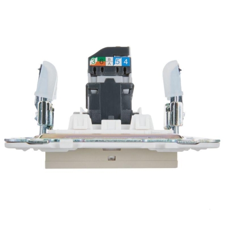 Розетка компьютерная RJ45 кат.5E SKANDY SK-K01B беж. IEK SK-K10-1-K10 Розетка компьютерная RJ45 кат.5E SKANDY SK-K01B беж. IEK SK-K10-1-K10