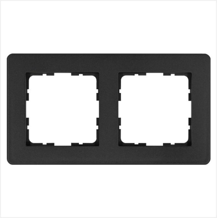 Рамка 2-м G-Flex антрацит Jasmart G1102B Рамка 2-м G-Flex антрацит Jasmart G1102B