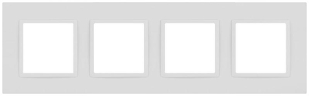 Рамка 4-м Elegance 14-5014-01М Classic для розеток и выключателей матов. бел. Эра Б0065828